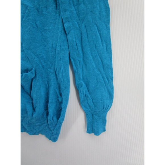 Ralph Lauren Sport Sweater Small Linen Cardigan Pony Logo Button Up - Picture 3 of 10